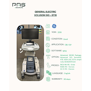 Échographe VOLUSON S10 - Bon état 2018